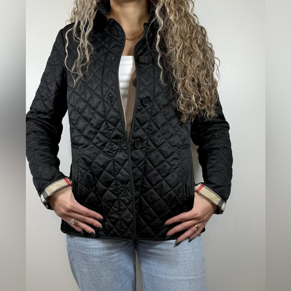 BURBERRY BLACK LADIES BUTTONUP JACKET - Picture 1 of 17